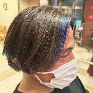 ショート カラー パーマ ツイスパ/メンズ特化 🦋𝑺𝑶𝑵𝑬のヘアスタイル