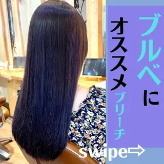 ミディアム カラー パーマ ヘアアレンジ メンズ キッズ ネイル マツエク・マツパ 髪質改善 艶髪🔵ﾌｾﾅｵﾔのヘアスタイル