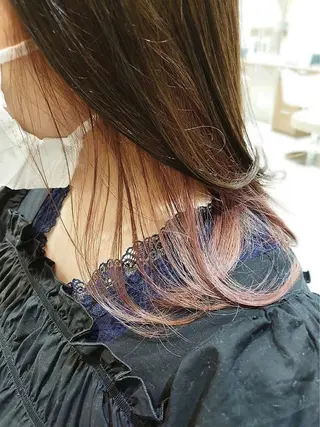 カラー 藤本 朝咲日のヘアスタイル