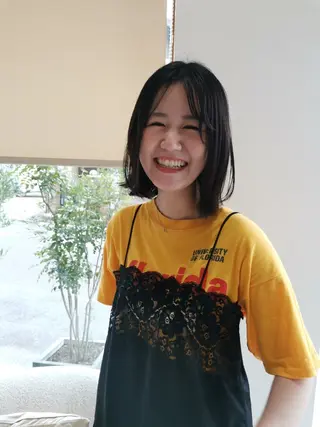 ミディアム sameya maiのヘアスタイル