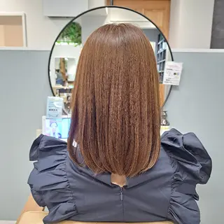 ミディアム カラー 🎨艶カラー*ボブ ソムリエ🎨あさみのヘアスタイル