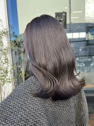 カラー 🍀透明感カラー🍀 わか モデル募集のヘアスタイル