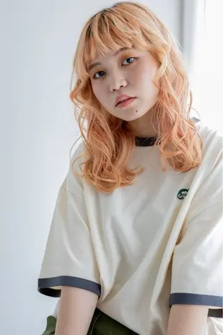 セミロング カラー ワタナベ イオリ🧼のヘアスタイル