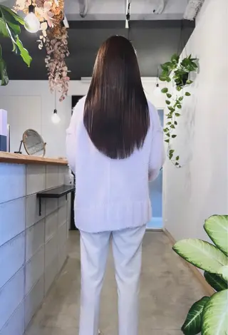 ロング カラー ノサカ ミワコのヘアスタイル