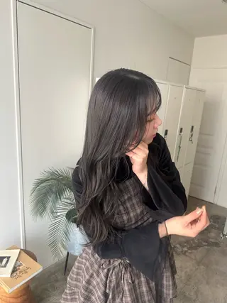 カラー 透明感カラー/顔周り レイヤー/髪質改善のヘアスタイル