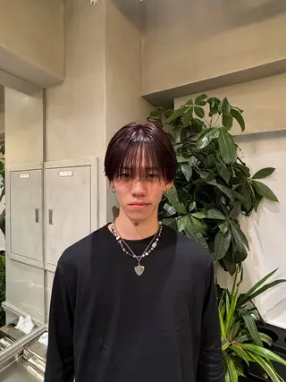 カラー メンズ 田中 虎吾のヘアスタイル