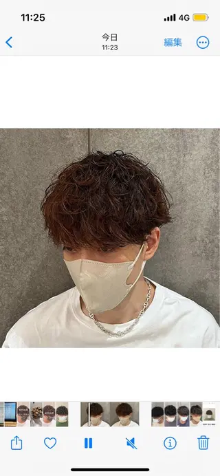 ショート パーマ メンズ 瀧野 翔吾【メンズ特化】のヘアスタイル