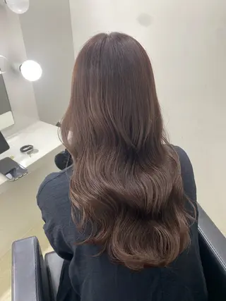 ロング 林 沙弥のヘアスタイル
