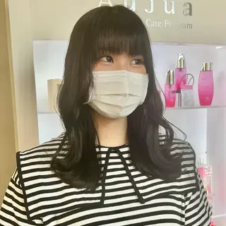 セミロング カラー パーマ メンズ KAKKY/ショート レイヤー/千種/池下のヘアスタイル