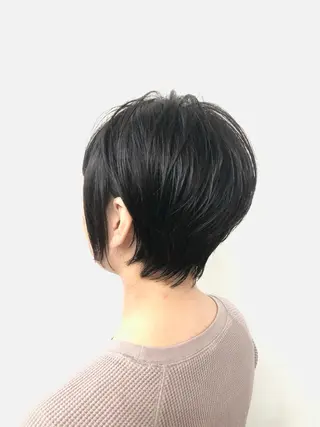 ショート メンズカット デザインカラーのヘアスタイル