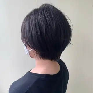 ショート 韓国ﾍｱ&ｼｮｰﾄ ボブ💜桑原のヘアスタイル
