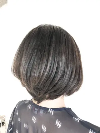 ショート カラー レイヤー×ヘッドスパ *保田遥*のヘアスタイル
