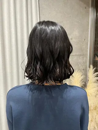 ショート ロングパーマ木村 ボブパーマのヘアスタイル