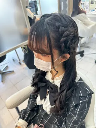 ロング ヘアアレンジ 艶髪/酸性ストレート /髪質改善/内村麻衣のヘアスタイル