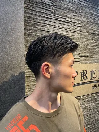 ショート メンズ ほり たつみのヘアスタイル