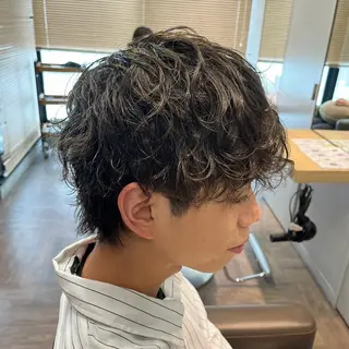 メンズ 🌱暖色カラー/ 艶カラーMIHOのヘアスタイル