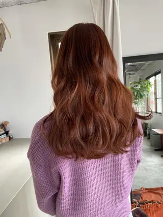 セミロング カラー 中目黒🌼 🌼ハナのヘアスタイル