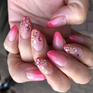 ロング カラー キッズ ネイル マツエク・マツパ 福田 加奈のネイルデザイン