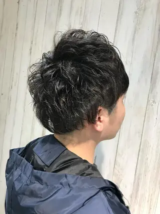 ショート メンズ 心斎橋韓国ボブ 好原良真のヘアスタイル