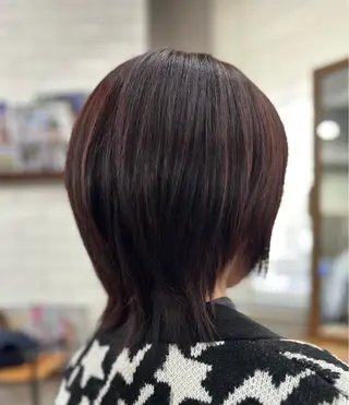 ミディアム カラー ✂️秋葉原 🤍YURI🤍のヘアスタイル