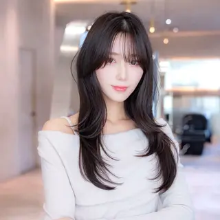 ロング 原宿/韓国/髪質改善 /レイヤー/ボブのヘアスタイル