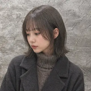 ショート カラー 小島 咲音/艶カラー /レイヤー/縮毛矯正のヘアスタイル