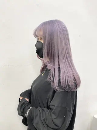 カラー サイレント美容師 アイリィのヘアスタイル
