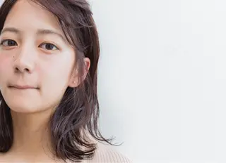 ミディアム カラー ツジガキ ユウスケのヘアスタイル