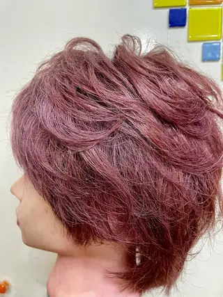 ショート カラー 雪上 章のヘアスタイル