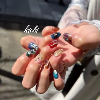 ネイル kichi･: *のネイルデザイン