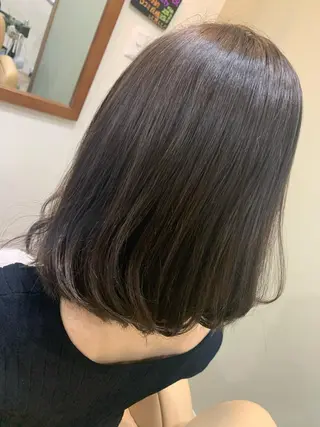 ミディアム 寺本 早希のヘアスタイル