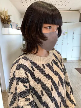 ミディアム 🫧ウルフカット/ 畑中結衣🫧のヘアスタイル