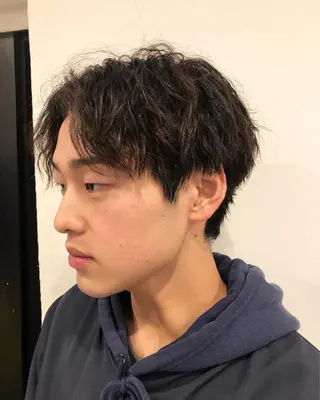 パーマ ヘアアレンジ メンズ メンズ特化✂️栗原 侑也のヘアスタイル
