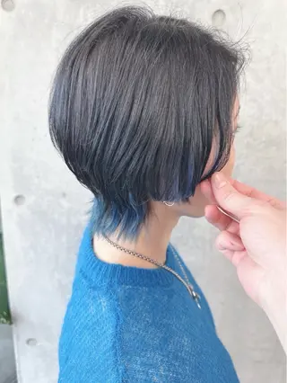 ショート ボブ/ゆるふわ ボブパーマ/とういのヘアスタイル