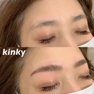 アイブロウ kinky 皆実町のネイルデザイン