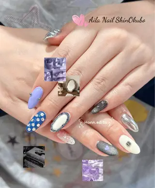ミディアム Aila Nail ShinOkuboのネイルデザイン