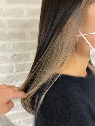 ロング カラー ヘアアレンジ 北岡 慶子 大宮駅西口徒歩3分のヘアスタイル