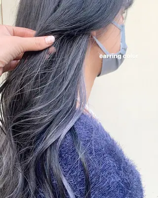ロング カラー ブリーチなしWカラー ／レイヤー🎀マリノのヘアスタイル