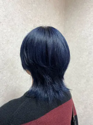 カラー 阿部 叶夢のヘアスタイル