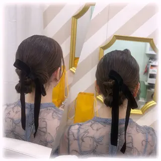 ヘアアレンジ ヘアセット 🤍AIRA🤍のヘアスタイル