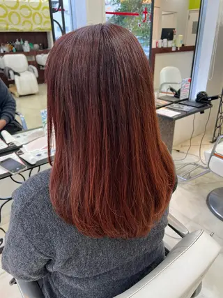 ロング カラー Rapt.HAIR 中村 知里のヘアスタイル