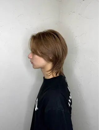 ミディアム メンズ 韓国ヘア🫧艶カラー 🫧髪質改善/オオヤのヘアスタイル