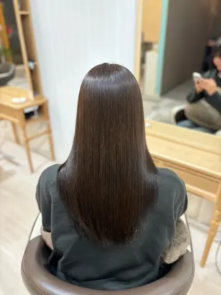 ロング カラー 🪐韓国／暗髪カラー ／ ｓａｋｕｒａ☽⋰のヘアスタイル
