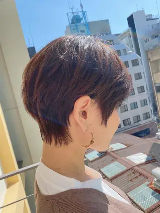 ショート 🌟モテ髪ショート 🌟店長 津賀涼のヘアスタイル