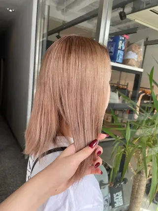 カラー 💗ROSEL／ KUREA💗のヘアスタイル