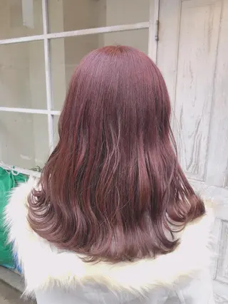 セミロング モテ艶カラー 🎖さえきはるかのヘアスタイル