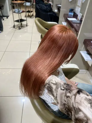 セミロング 八重樫 夢愛のヘアスタイル