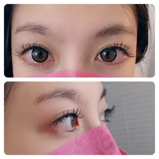 パーマ マツエク・マツパ アイブロウ 神山 ビューティー・アイのマツエク・マツパデザイン