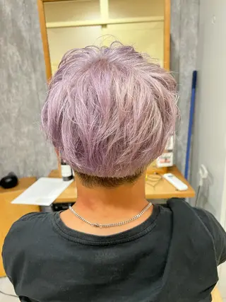 ショート カラー ヘアアレンジ 🌈髪質改善・美髪矯 正・平野瀬乃🌈のヘアスタイル