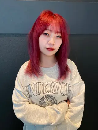 セミロング カラー mai / linoah˚✧のヘアスタイル